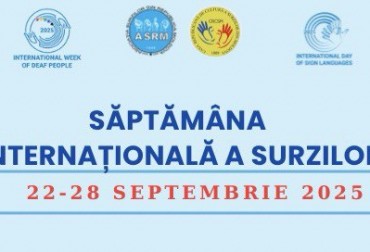 Săptămâna Internațională a Surzilor 2025: Nici un drept al omului fără dreptul la Limbajul Semnelor Image